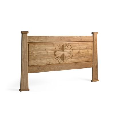 Cabezal Tabú oriental madera natural