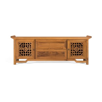 Mueble TV Siasat madera 2 puertas 2 cajones