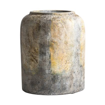 GRY Terracotta Jar Grey tones, 69 Cm