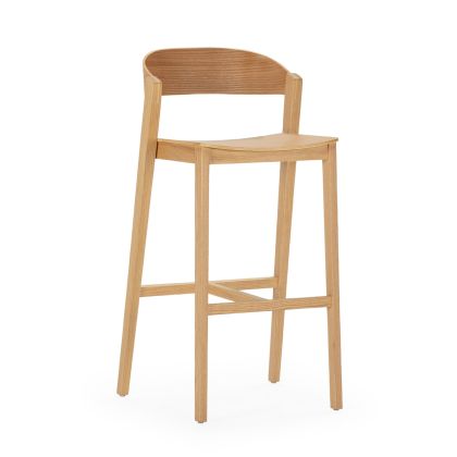 Stool 48.8x48x100 Oak Plywood -- Natural