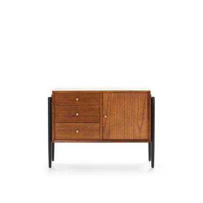 Sideboard 120x45x90 Brown/Black Wood Sideboard 120x45x90 Brown/Black Wood