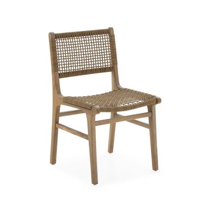 Chair 52x52x79 Teak Wood/Natural Rope