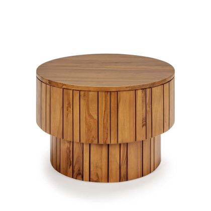 Natural Teak Wood Coffee Table 70x70x50