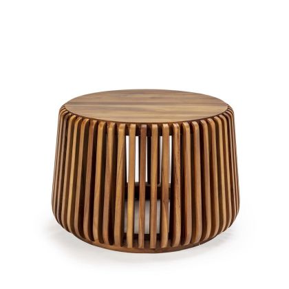 Coffee Table 78X78X50 Natural Teak Wood