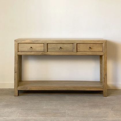 Consola Rustic 3 Cajones 