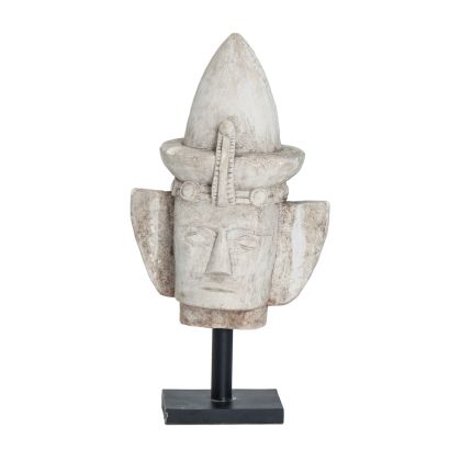 Figura Madera Blanco, 55 Cm