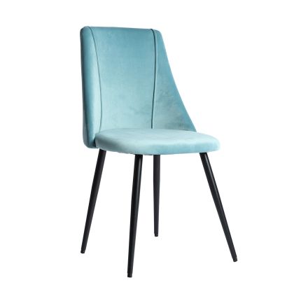 Silla Olbia azul moderna