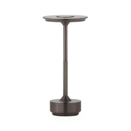 Portable Table Lamp 13x13x28 Metal -- Black