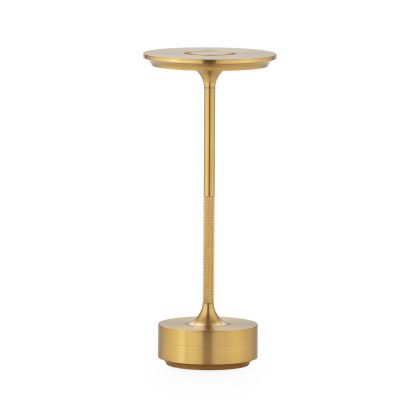 Portable Table Lamp 13x13x28 Metal -- Gold
