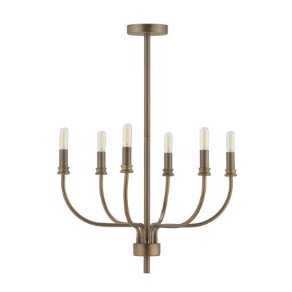 Ceiling Lamp 52x52x71,5 Metal -- Antique Brass