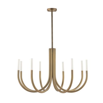 Ceiling Lamp 80x80x112.5 Metal/Acrylic -- Antique Brass/Translucent