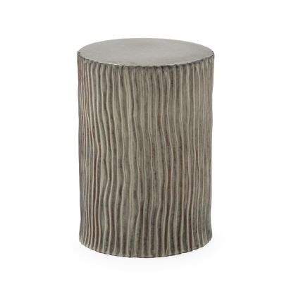 Stool 31x31x44.5 Ceramic -- Grey