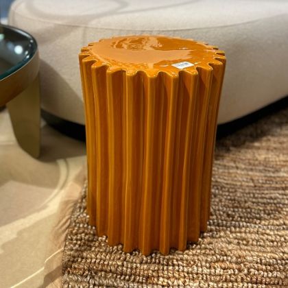 TABURETE 33x33x45 CERAMICA AMARILLO