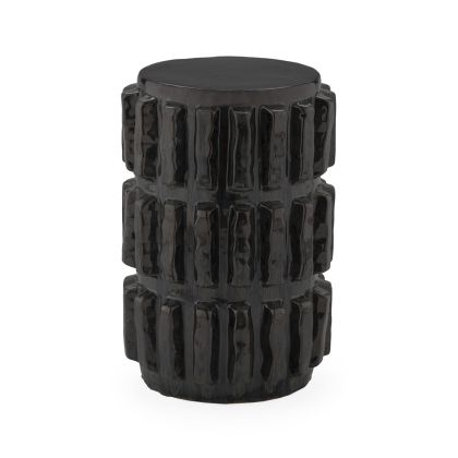 Stool 35x35x45 Ceramic -- Black
