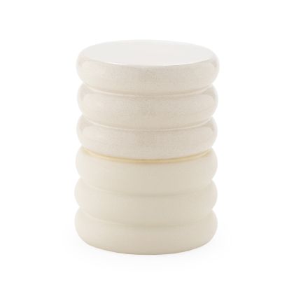 Stool 33x33x44 Ceramic -- White