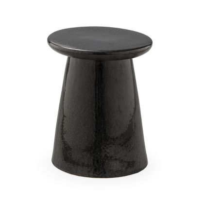 Stool 35x35x45 Ceramic -- Black