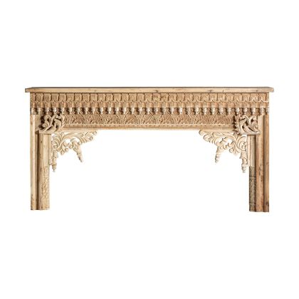 CONSOLA BEKILY Madera Natural Envejecida, 150 Cm