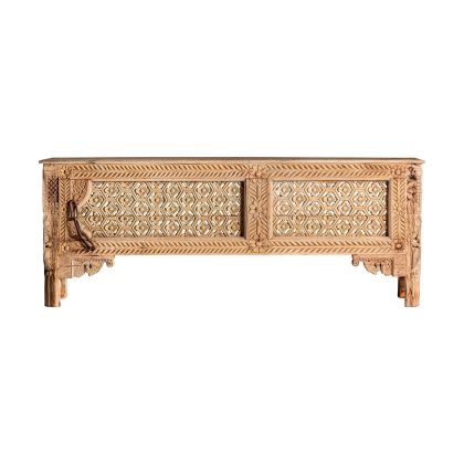 Consola Madera Teka Envejecida,195 Cm