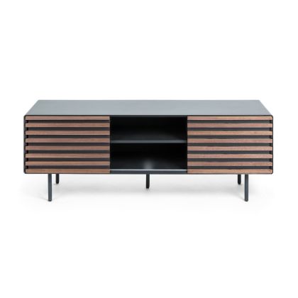 Mueble Tv  marrón, madera, metal tunite 162 cm