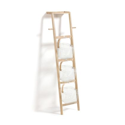 Estantería  Moderna Blanco Madera, 50 Cm