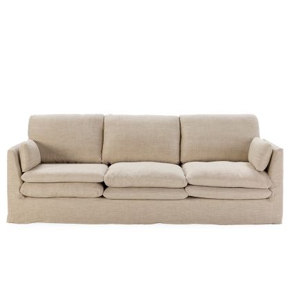 Sofa 253x107x92 Fabric -- Ivory Sofa 253x107x92 Fabric -- Ivory