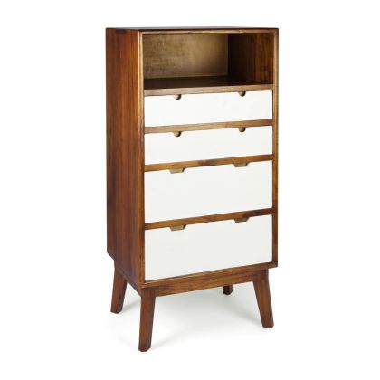 Artic Tall Chest of Drawers 4 Drawers Wood, 60 cm