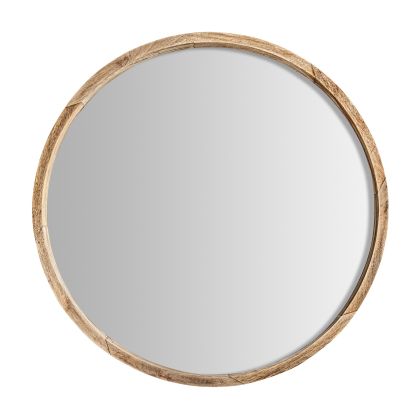 Espejo Madera Redondo