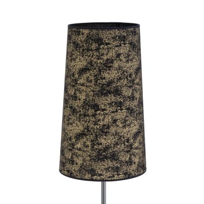 Lampshade 30x24x50 Canvas Black/Gold
