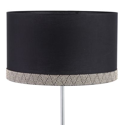 Lampshade 50x50x30 Black/White Cotton