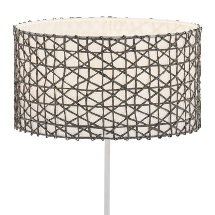 Lampshade 45x45x24 Synthetic/Paper Grey