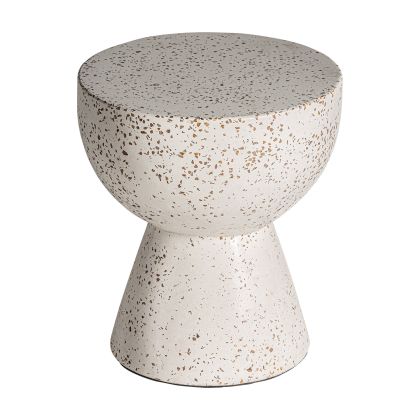 Multicolor Terrazzo Cup Side Table, 45 cm