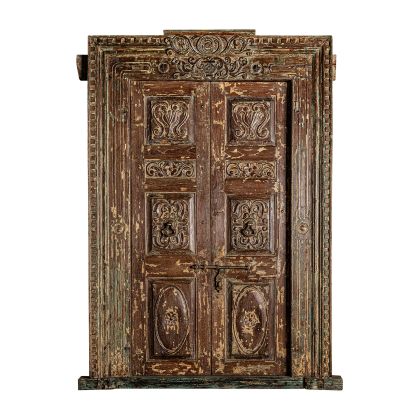 Puerta Leandra Madera Envejecida. 222 Cm