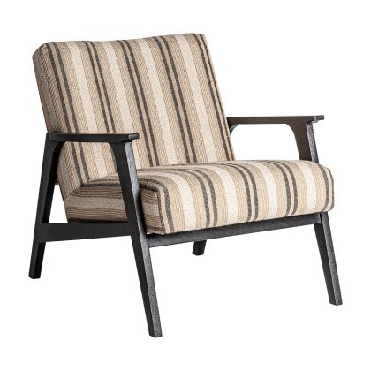 Sillón 85X73X78 Mango Negro Tejido Decorado