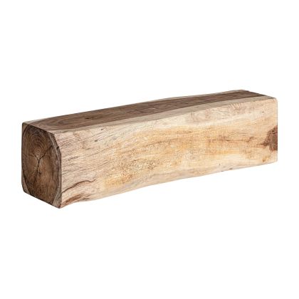 Mesa Centro Madera Suar Envejecida Natural, 120 Cm