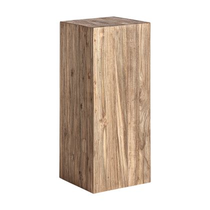 Mesa Auxiliar Teka Reciclada Natural Cuadrada, 81 Cm