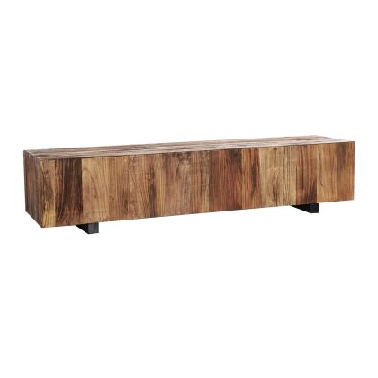 Mesa Centro Olmo Renovado Marrón Rectangular, 160 Cm