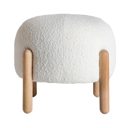 Reposapiés Bats Algodón Madera Caucho, 43 Cm