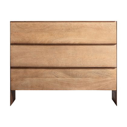 CÓMODA KILLEANY Madera Natural  3 Cajones