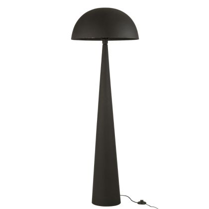 Lámpara Pie Negro Mate Metal, 50'5 Cm 