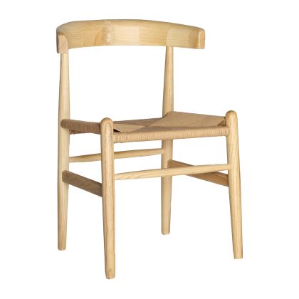Silla Comedor Karvag Cuerda Madera Olmo, 54 Cm