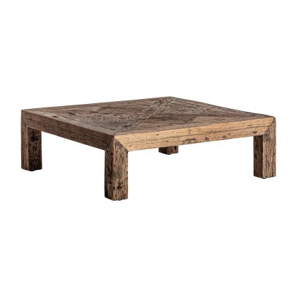 Mesa Centro Madera Recuperada Envejecida salón,  100 Cm