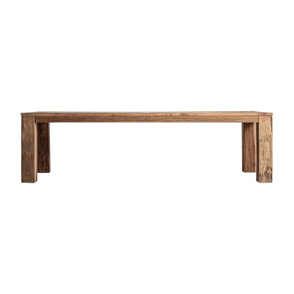 Mesa Comedor Madera Recuperada Marrón Rectangular, 270 Cm