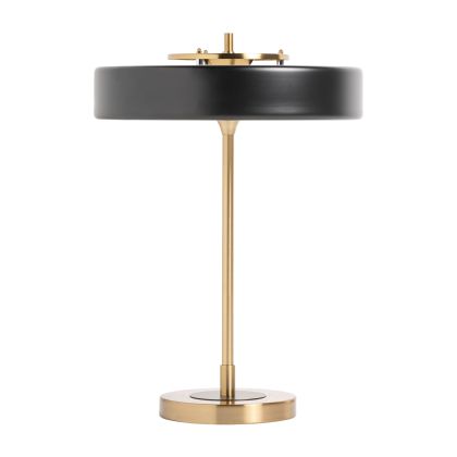 Lámpara De Sobremesa Hierro Oro Negro Concept, 51 Cm