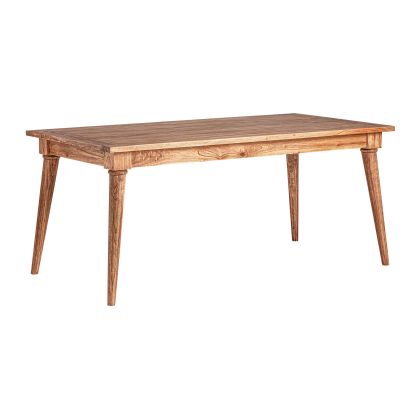 Mesa Comedor Madera Natural Rectangular, 180 Cm