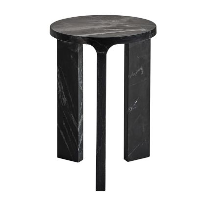 Mesa auxiliar dyrstad mármol negro
