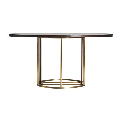 Mesa Comedor Art Decó Dorado 