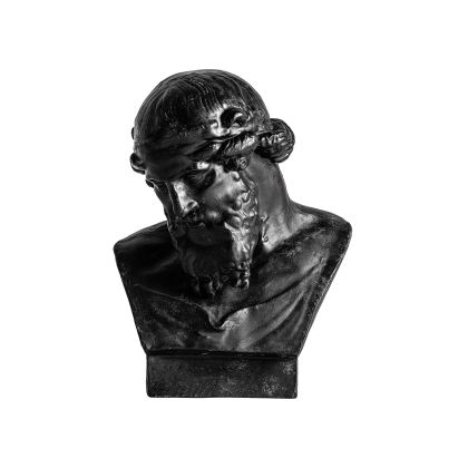 BUSTO Hombre resina Negro