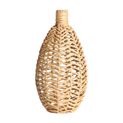 BOTELLA LEBORK Natural Ratán, 42 Cm