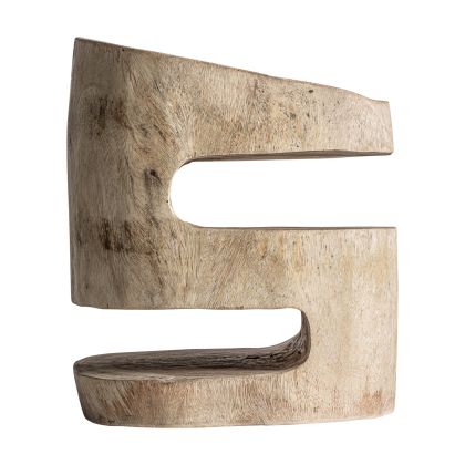 Mesa Auxiliar Madera Tonos Marrón Ese, 52 Cm