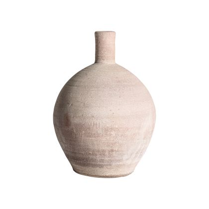 Jarrón Arcilla Tonos marrón Crema, 53 Cm